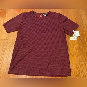 Women’s Notions Burgundy Top | Medium | NWT